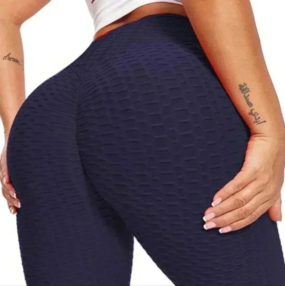 Butt Lifting Leggings for Women Tummy Control Workout Yoga Pants High Waist EUC - Picture 13 of 14